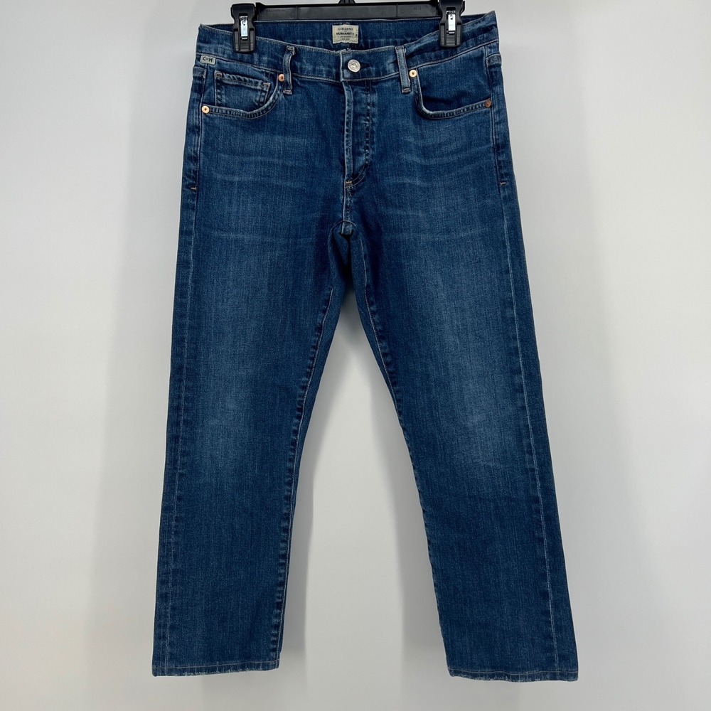 Citizens of Humanity Emerson Petite Slim Boyfriend Jeans Blue 27